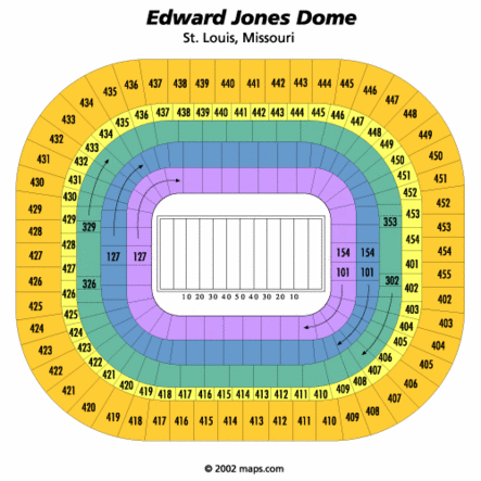 St. Louis Rams Seating Chart